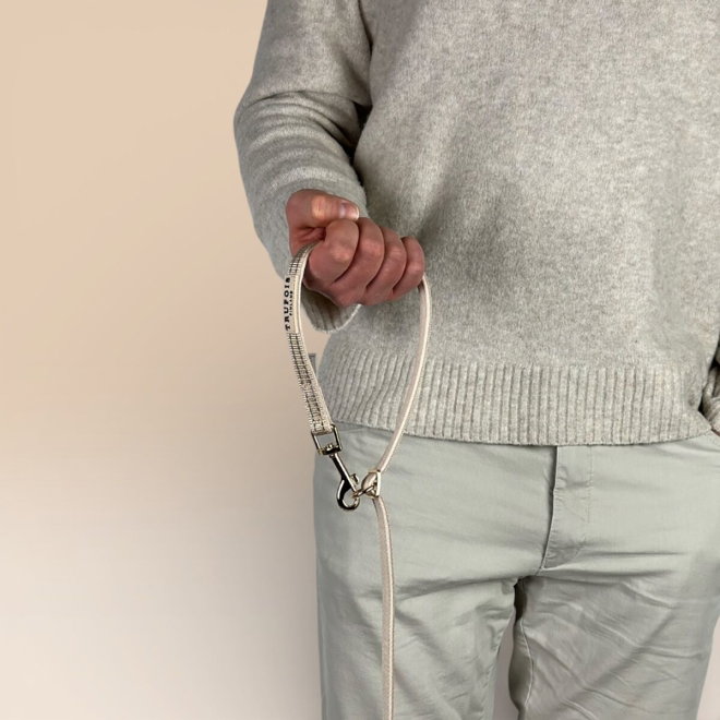 Trufois Justerbart Koppel till Katt & Hund Beige