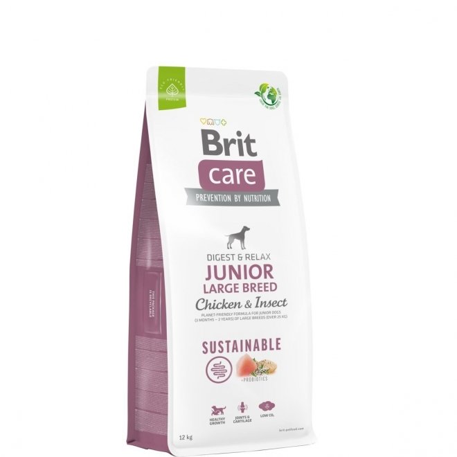 Brit Care Dog Junior Sustainable Large Breed Chicken & Insect