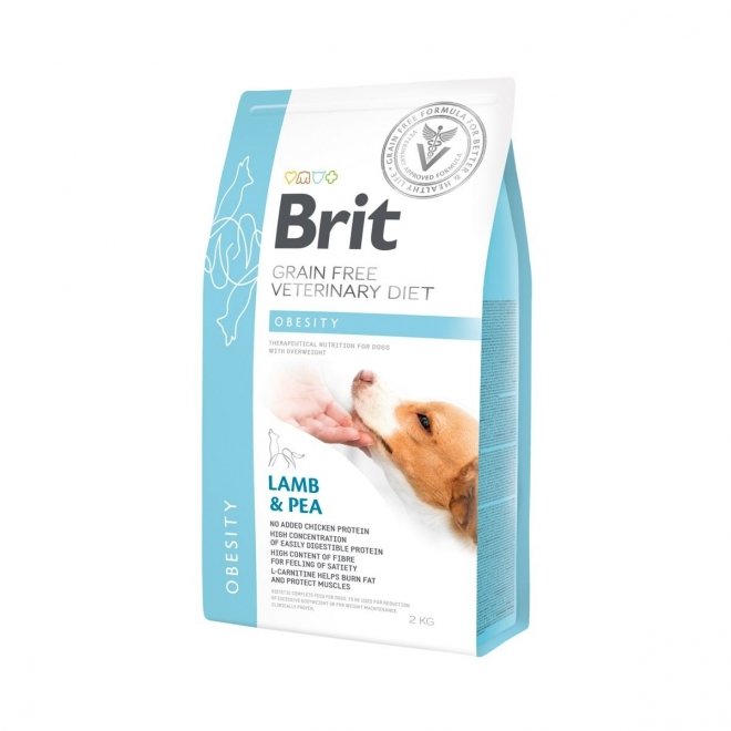 Brit Veterinary Diet Dog Obesity Grain Free Lamb & Pea (2 kg)