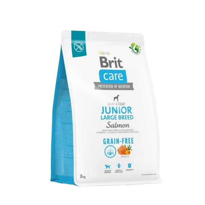 Brit Care Dog Junior Large Breed Grain Free Salmon (3 kg)