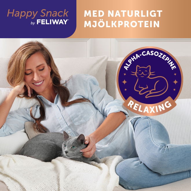 Feliway Happy Snack Kyckling 6 x 15 g