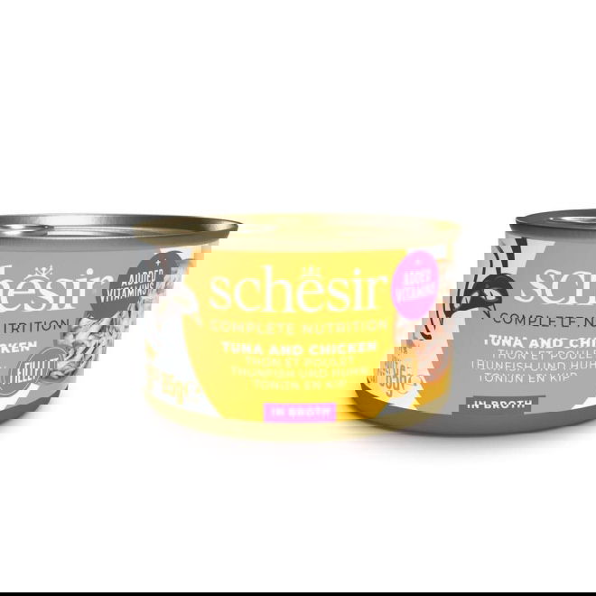 Schesir Cat Adult Tuna & Chicken in Broth 85 g