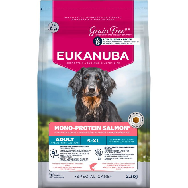 Eukanuba Dog Adult Daily Care Mono-Protein Salmon (2,3 kg)