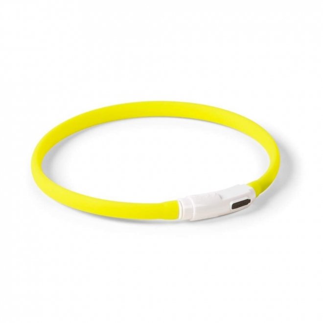 Little&Bigger Mini LED-halsband 45 cm (Limegul)