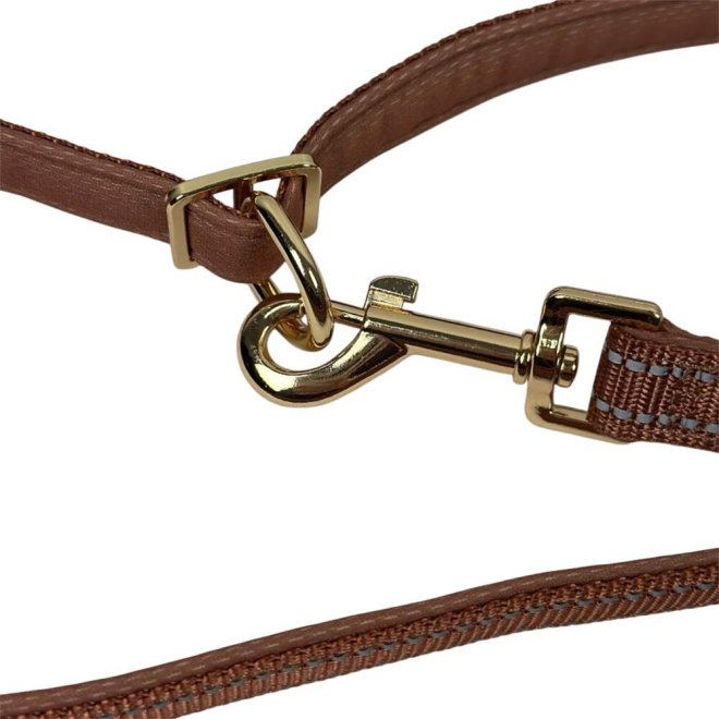 Trufois Justerbart Koppel till Katt & Hund Ljusbrun