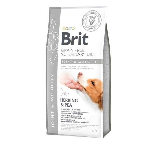 Brit Veterinary Diet Dog Joint & Mobility Grain Free Herring & Pea (12 kg)