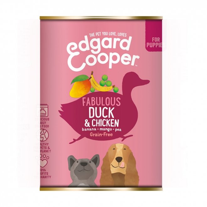 Edgard & Cooper Puppy Duck & Chicken (400 g)