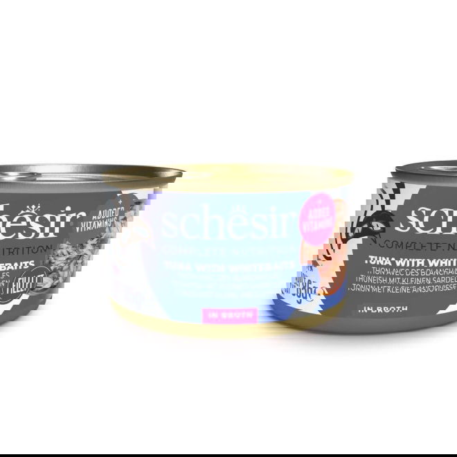 Schesir Cat Adult Tuna & Whitebaits in Broth 85 g