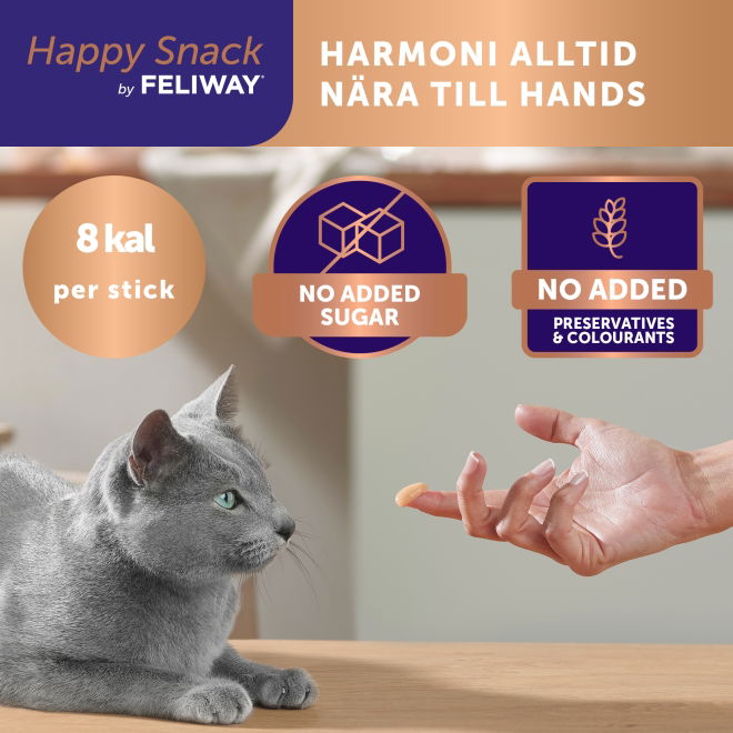 Feliway Happy Snack Kyckling 6 x 15 g