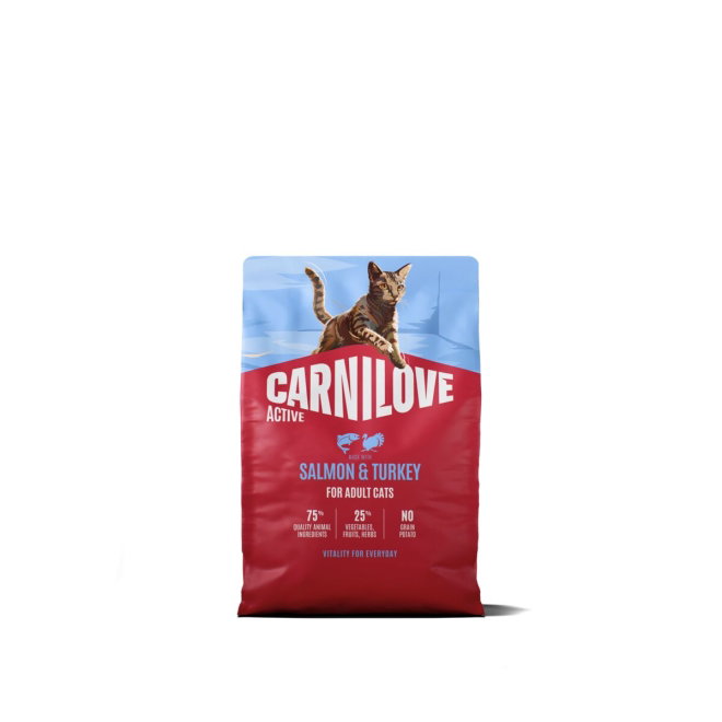 Carnilove Cat Adult Active Salmon & Turkey (2 kg)