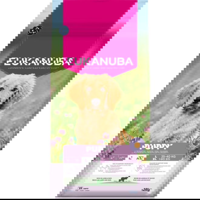 Eukanuba Puppy & Junior Large Breed Lamb & Rice (12 kg)