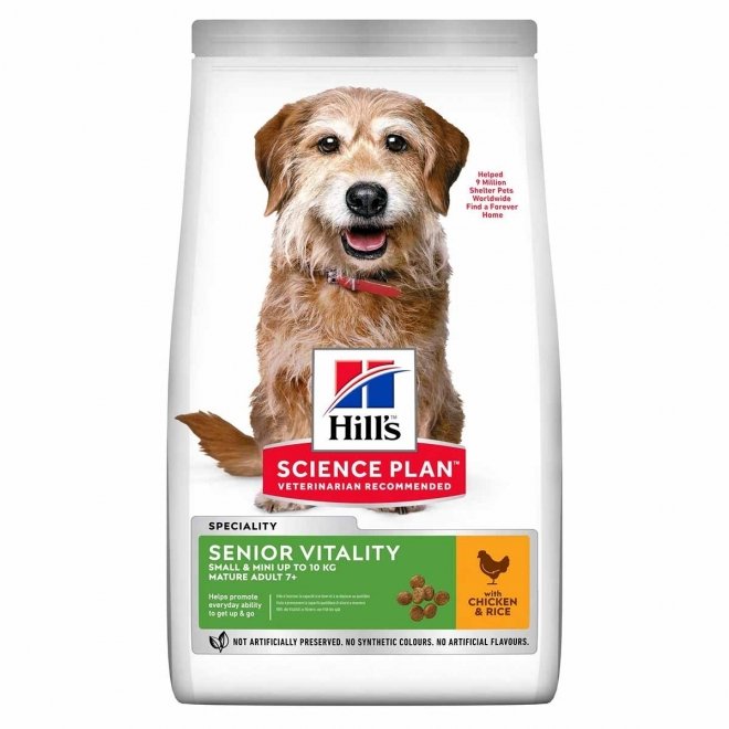Hills Science Plan Dog Adult 7+ Youthful Vitality Small & Mini Chicken