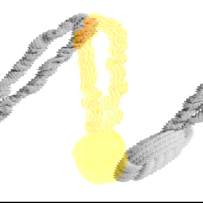 Little&Bigger Juicy Vibes Repleksak Boll med Elastisk &Ouml;gla (L 28 CM X DIA 9 CM)