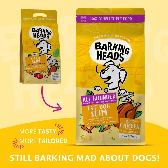 Barking Heads All Hounder Fat Dog Slim Chicken (12 kg)