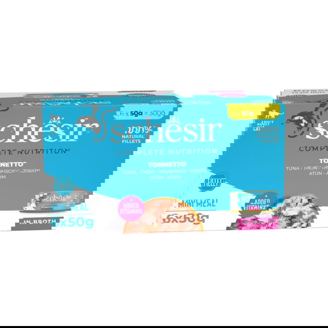 Schesir Cat Adult Tuna in Broth 6 x 50 g