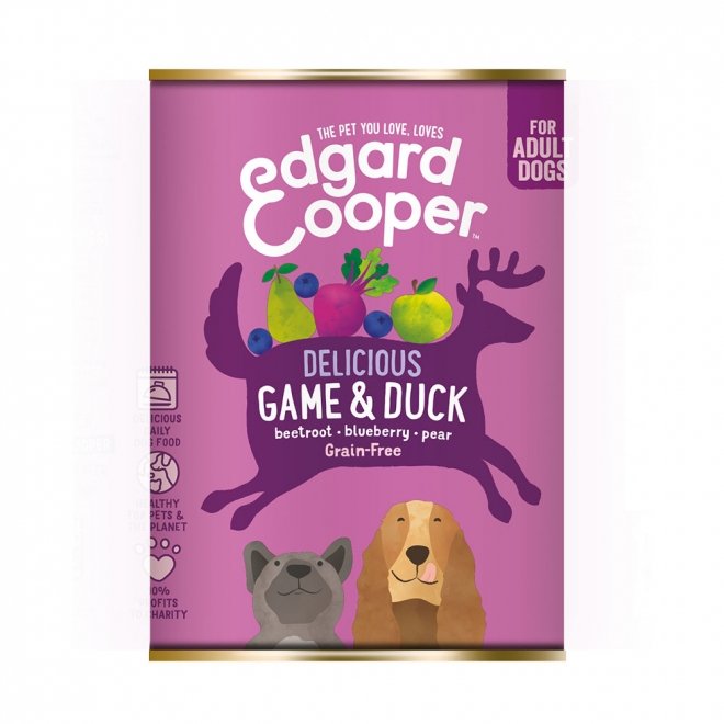 Edgard & Cooper Dog Adult Game & Duck (400 g)
