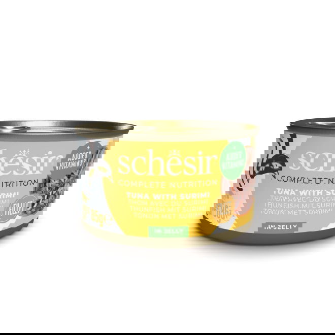 Schesir Cat Adult Tonfisk & Surimi i Gelé 85 g