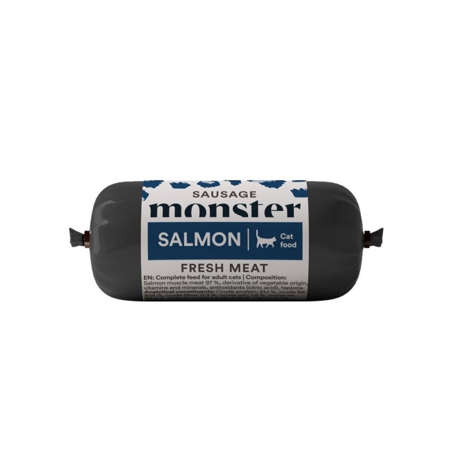 Monster Cat Sausage Salmon 80 g