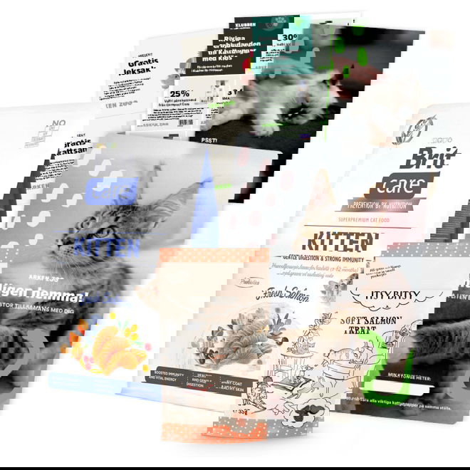 Kattungepaket Brit Care Grain Free Kitten Gentle Digestion & Strong Immunity Fresh Salmon