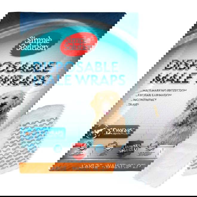 Simple Solution Disposable Skvättskydd 12-pack (L)