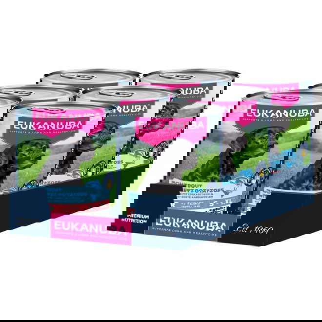 Eukanuba Dog Senior Trout with Sweet Potatoes 400 g