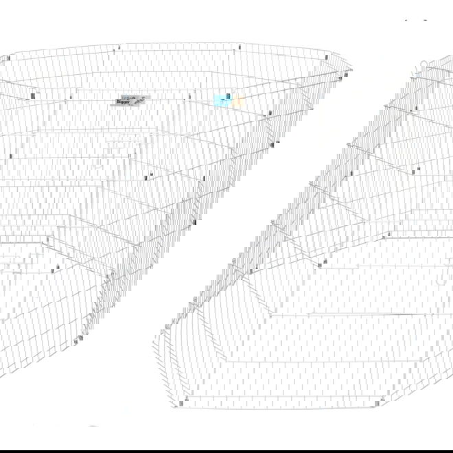 Little&Bigger Easy Valphage 8 Sektioner Vit (8 panels, 61 x 107cm)