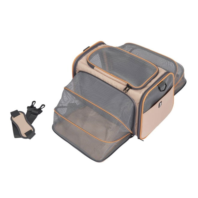 Feel Active Tour Expandable Hundväska Beige