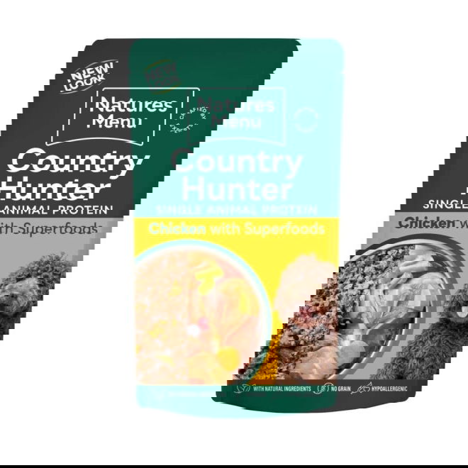 Natures:menu Country Hunter Dog Free Range Chicken 150 g
