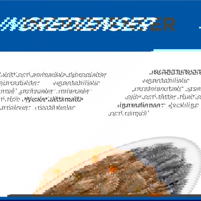 Hills Prescription Diet Feline Gastrointestinal Biome Digestive Care/Fibre Care Stew Chicken & Vegetables 82 g