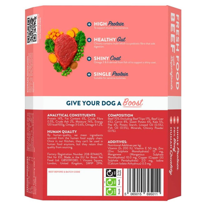 Boost Dog Adult Fresh Beef 400 g