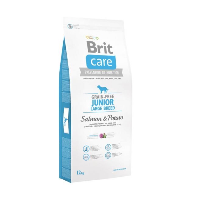 Brit Care Grain-Free Junior Large Breed Salmon & Potato (12 kg)