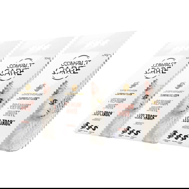 Compact Care Premium White Less Track 3x10 kg