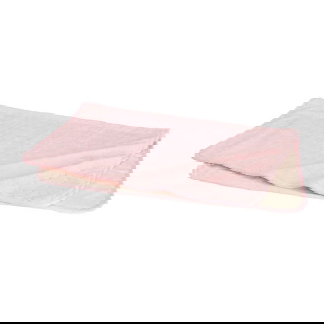 Little&Bigger XOXO Rosa Filt med Hj&auml;rtan