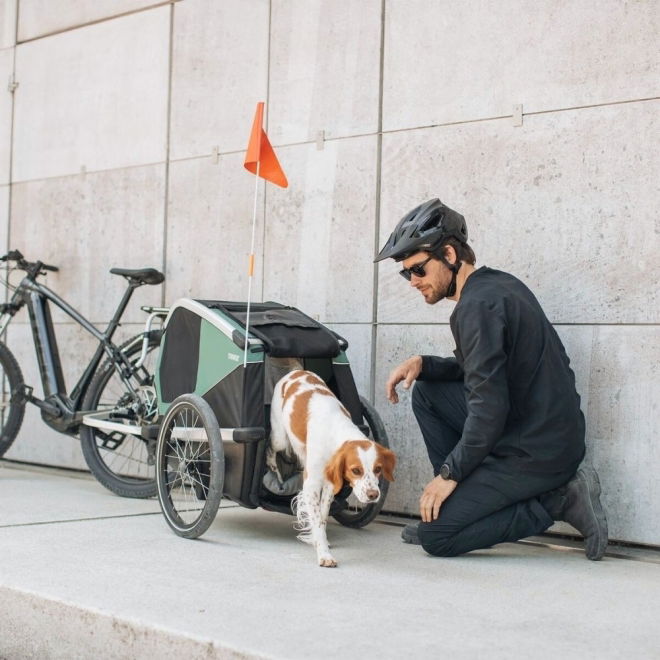 Thule Bexey Cykelvagn till Hund Gr&ouml;n (L)