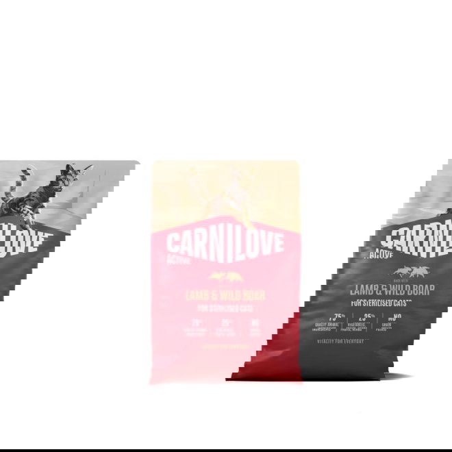 Carnilove Cat Active Sterilised Lamb & Wild boar (2 kg)