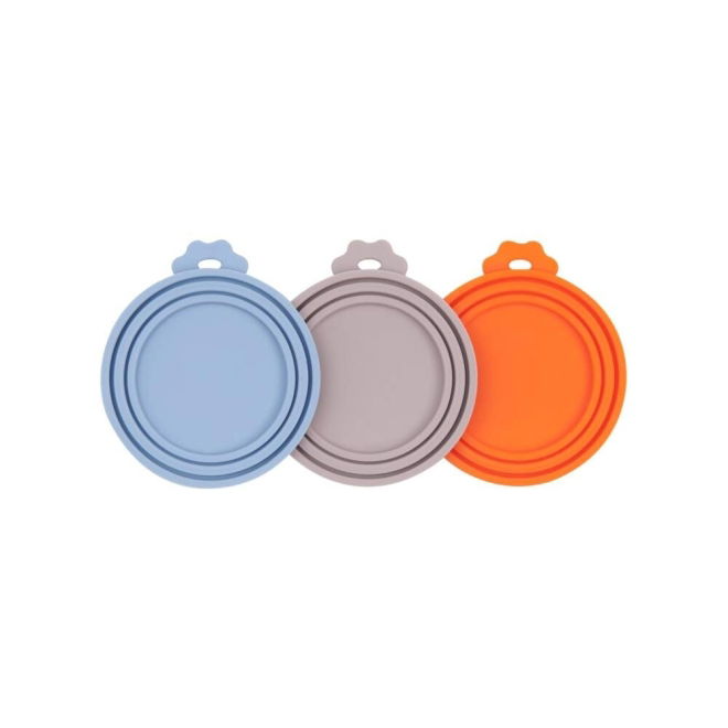 Little&Bigger Dinner Time Burklock i Silikon 3-pack