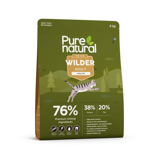 Purenatural Wilder Cat Adult Poultry (6 kg)