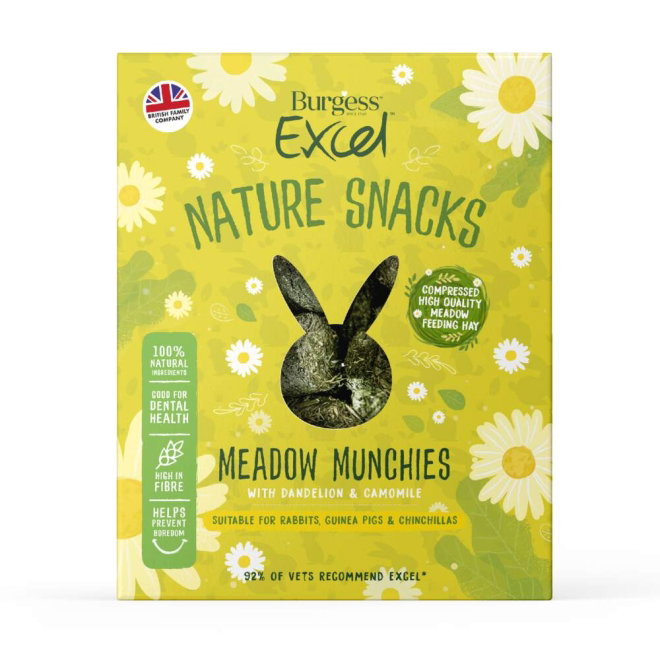 Burgess Excel Nature Snacks Meadow Munchies 1 kg