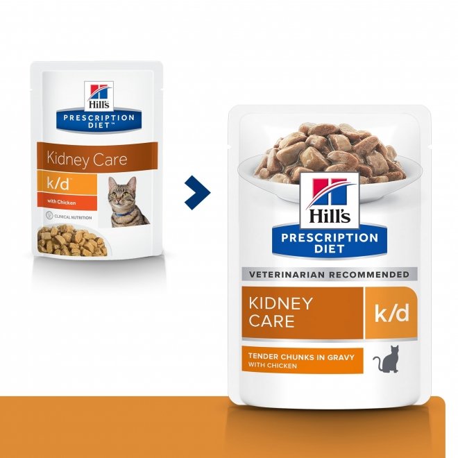 Hill&#39;s Prescription Diet Feline k/d Kidney Care Chicken 12x85 g