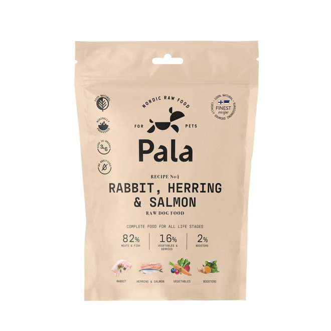 Pala Recipe 4 Rabbit, Herring & Salmon (400 g)