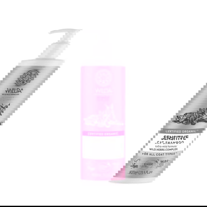 Wilda Sensitive Katt Schampo 400 ml