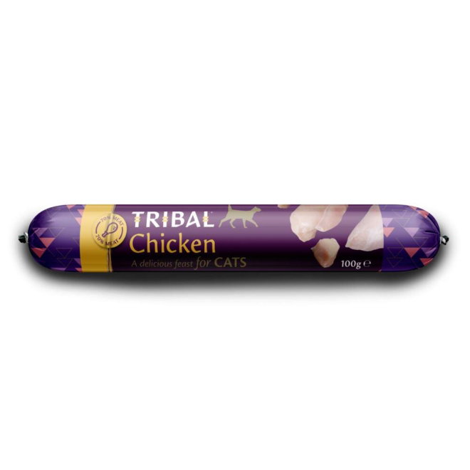 Tribal Cat Chicken Sausage 100 g