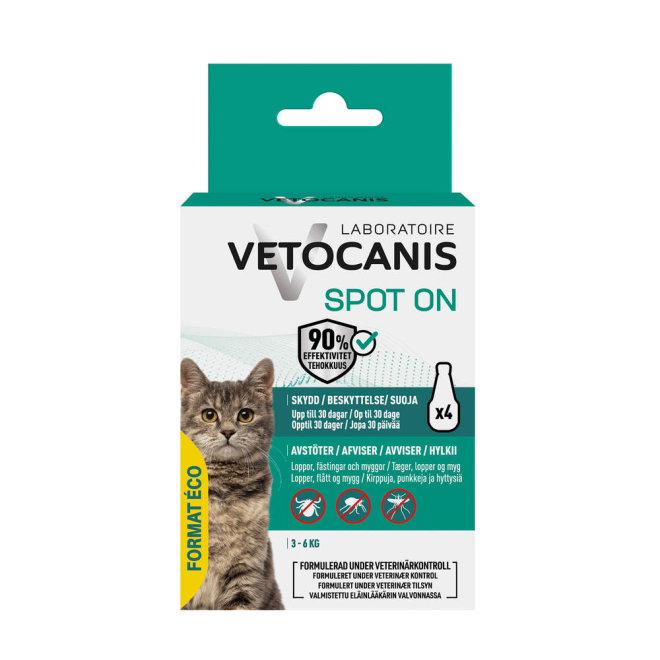 Vetocanis Anti-parasit Spot on Cat (4,8 ml)