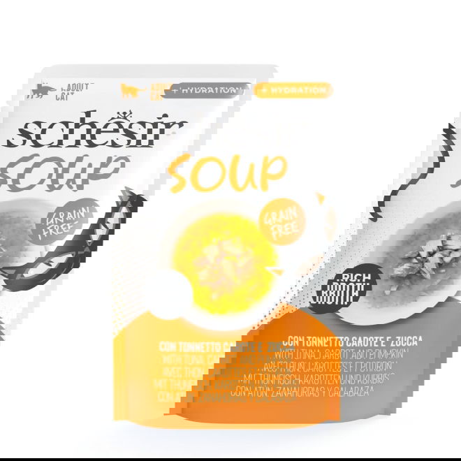 Schesir Cat Soup Tuna, Carrot & Pumpkin 40 g