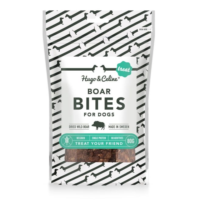 Hugo&Celine Bites Vildsvin 80 g (80 g)