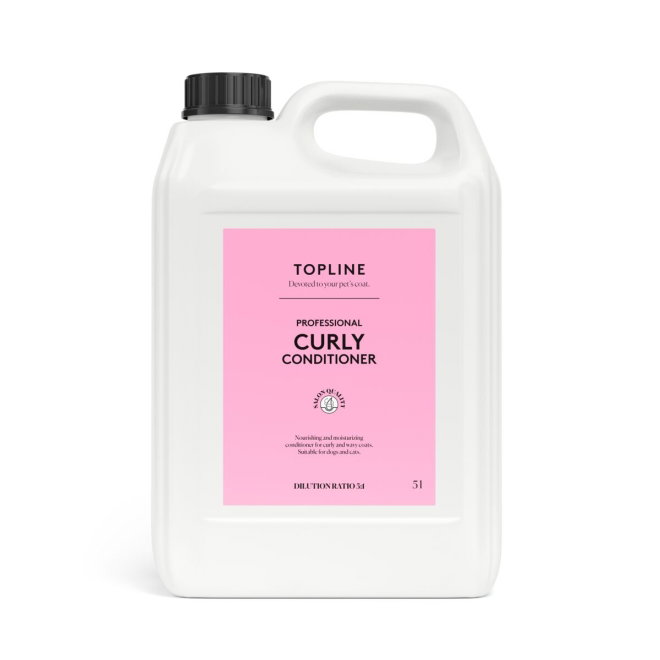 Topline Curly Hundbalsam Professional 5 liter