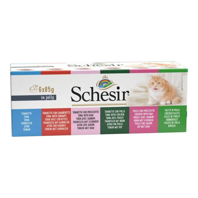 Schesir Cat Adult Multipack i Sås 6 x 85 g