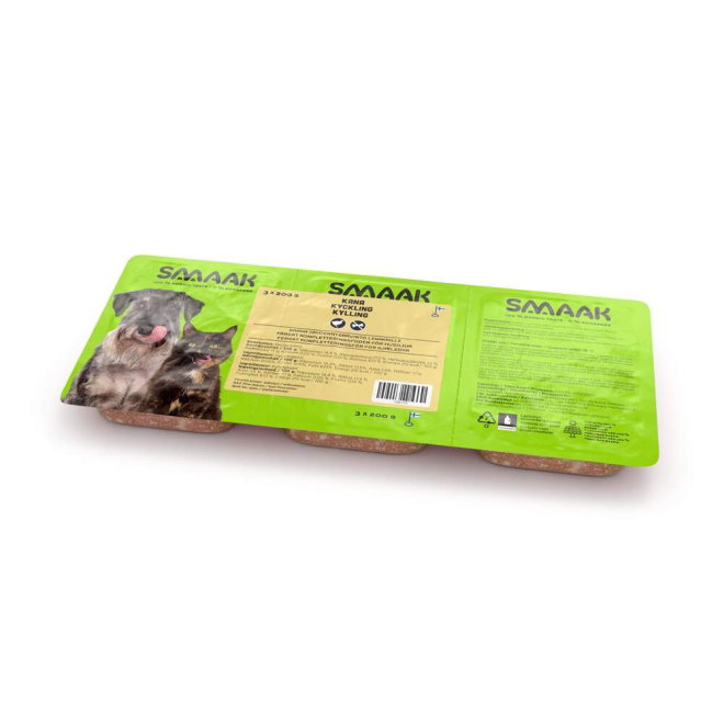 SMAAK Raw Complementary Kyckling (3 x 200 g)