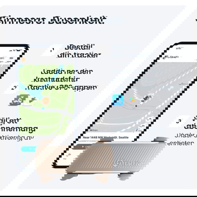 Tractive Dog 6 GPS Hund Brun