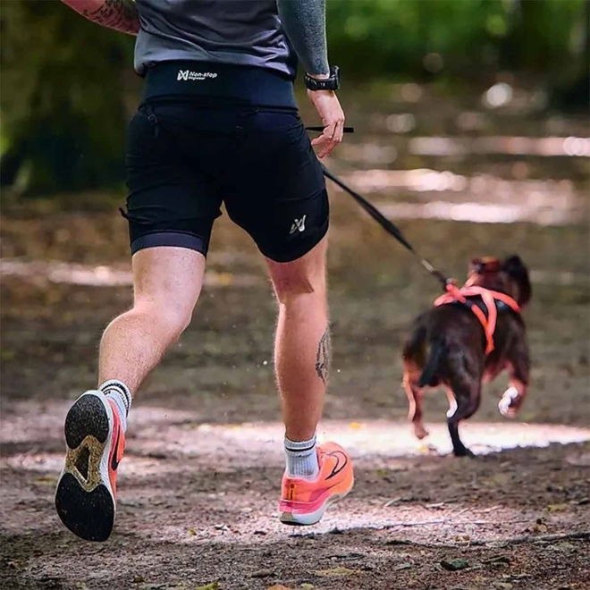 Non-Stop Dogwear Rush Hundförarbälte Svart/Turkos